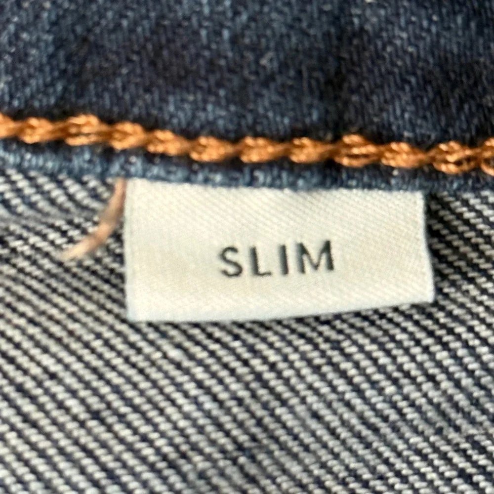 Tecovas Slim Jeans Mens 31(30)x28 Dark Blue Stretch Denim SLM2021